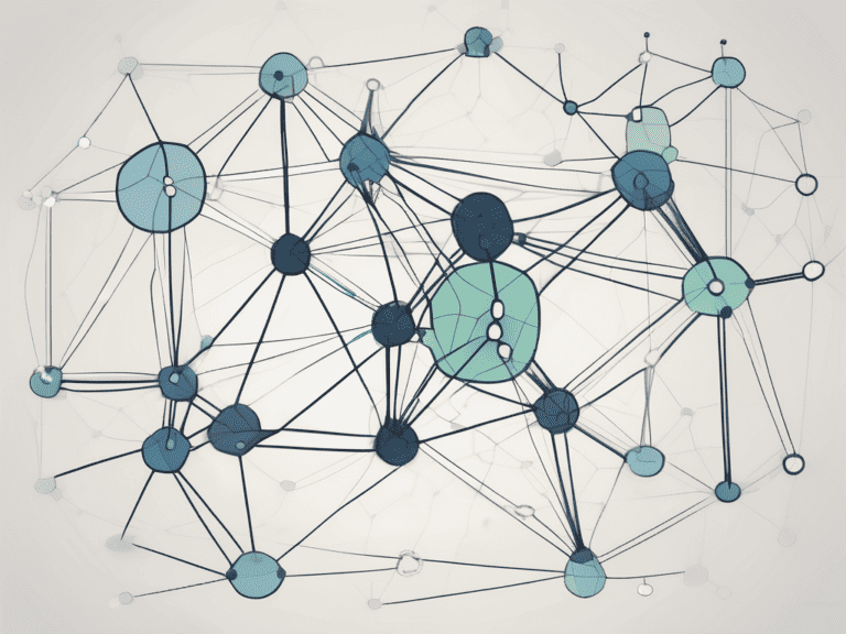 A complex network of connected nodes