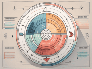 A pie chart divided into different sections symbolizing various dividend indices