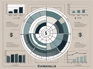 A pie chart divided into different sections