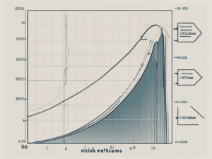 A graph with a curved line