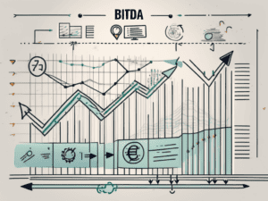 A financial ledger with symbolic icons representing earnings