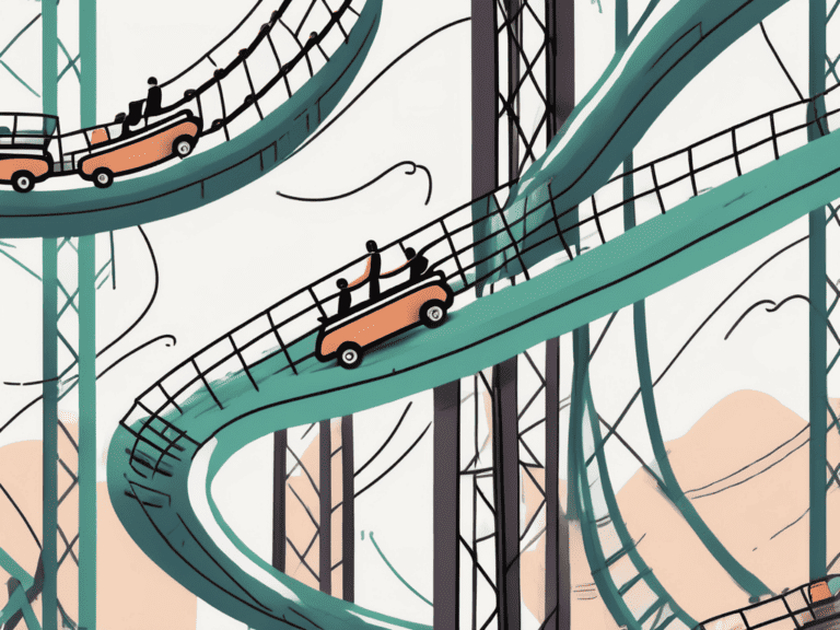 A variety of bonds tied to a roller coaster