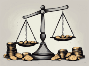 A symbolic balance scale