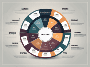 A pie chart divided into different sections