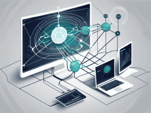 A futuristic technology setup showcasing an abstract representation of ifo-fbc technology