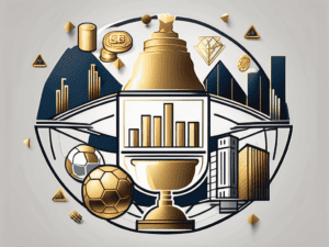 A collection of various investment icons like stocks