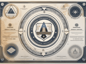 A pristine bond certificate with a high credit rating symbol